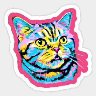 American Shorthair Pop Art - Cat Lover Gif Sticker